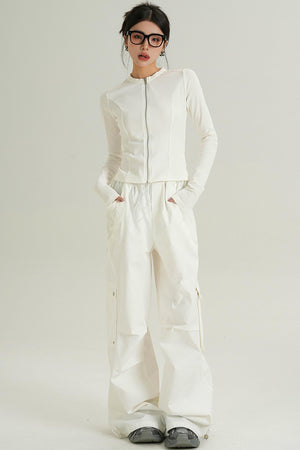 High Waist Casual Wide Pants