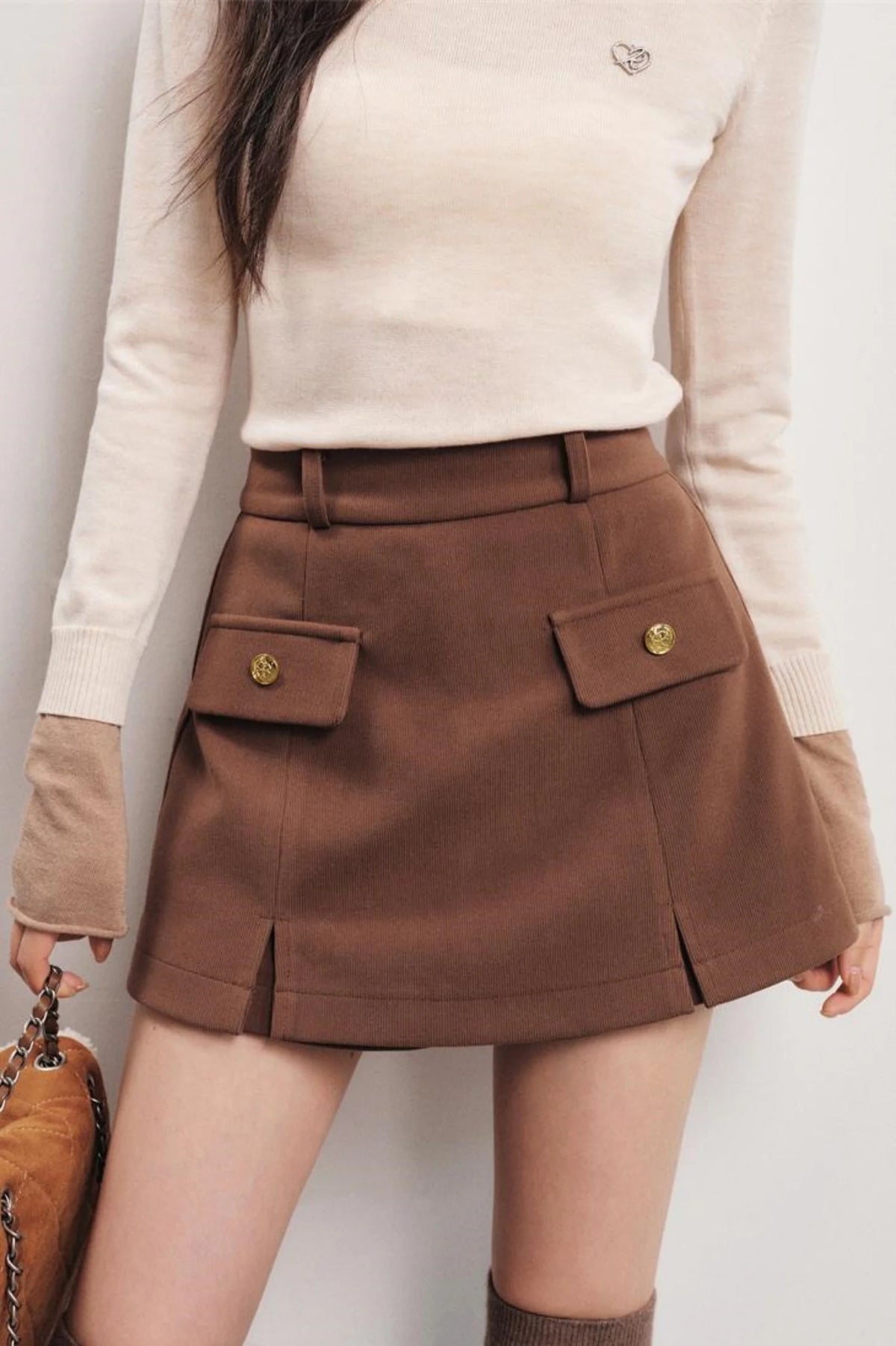 High-Waist Mini Skirt