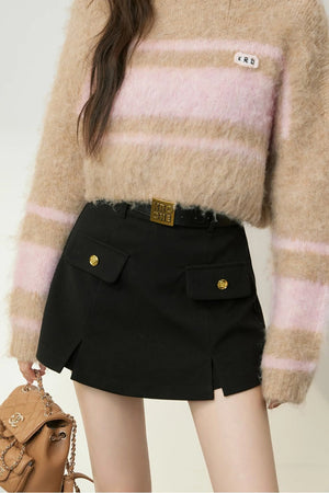 High-Waist Mini Skirt