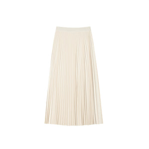 High-Waist Pleated Skirt