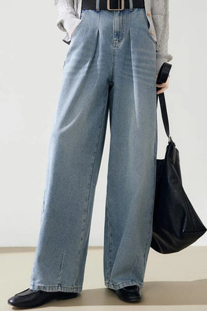 High Waist Slim Jeans