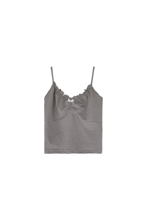 High-Waisted Camisole Shirt Skirt Set-Up