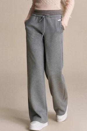 High-Waisted Casual Sweatpants