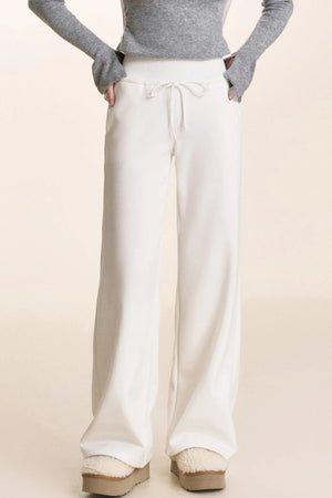 High-Waisted Casual Sweatpants