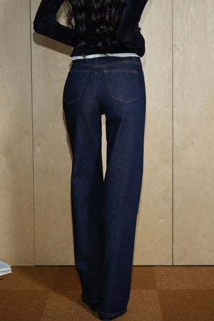 High-Waisted Cotton Pants