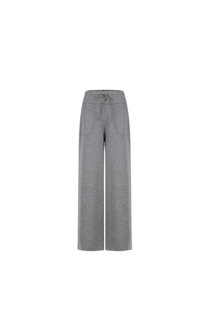 High-Waisted Drawstring Pants