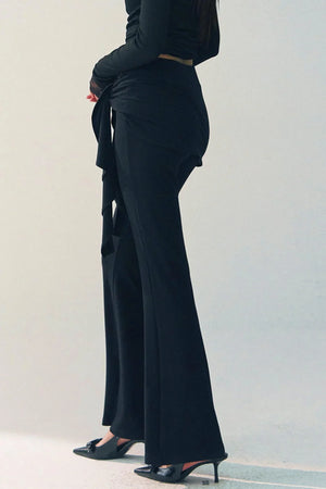 High-Waisted Flared Pants