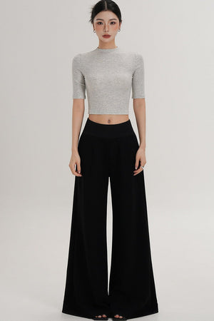 High-Waisted Flared Versatile Pants