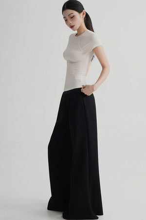 High-Waisted Flared Versatile Pants