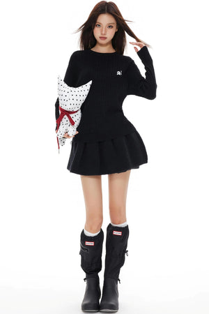 High-Waisted Puffy Skirt