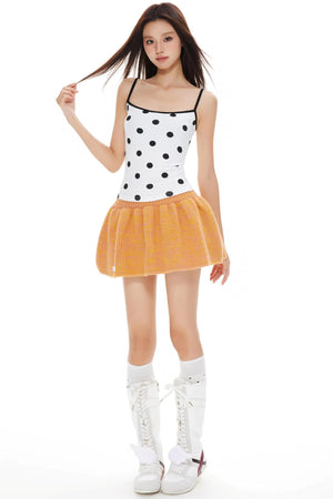High-Waisted Puffy Skirt