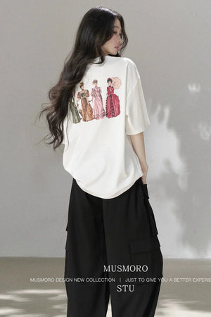 High-Waisted Straight-Leg Workwear Wide-Leg Pants and Top Set