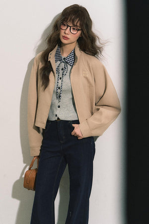 High-Waisted Wide-Leg Jeans