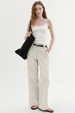 High-Waisted Wide-Leg Pants