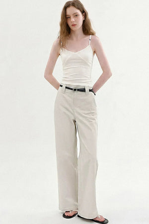 High-Waisted Wide-Leg Pants