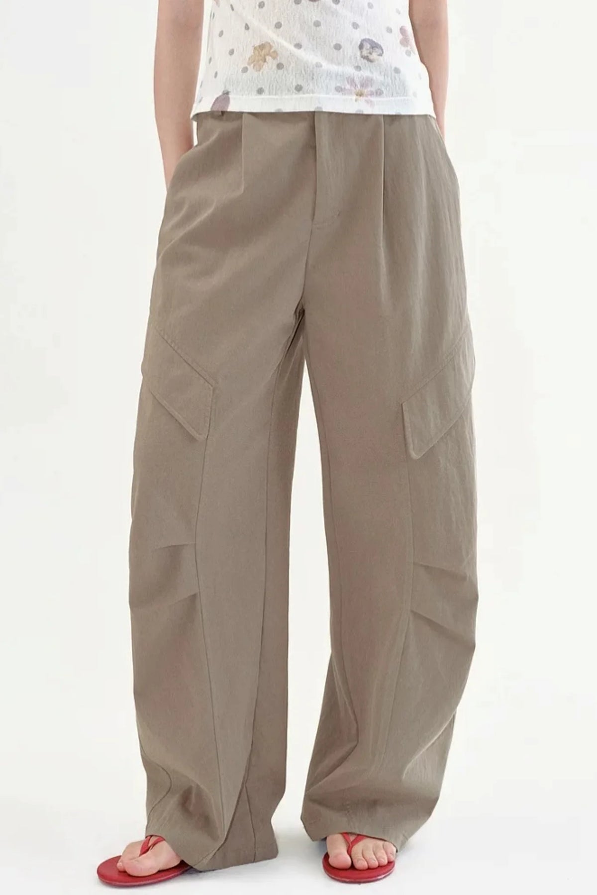 High-Waisted Wide-Leg Pants