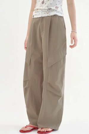 High-Waisted Wide-Leg Pants
