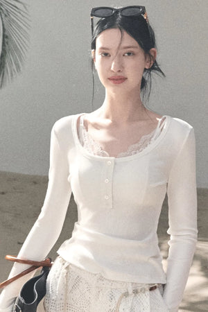 Hollow Crochet Lace Pants