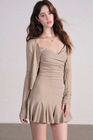 Hollow-Out Cardigan