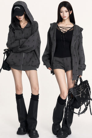Hot Hooded Sweatshirt Set-Up