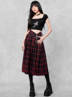 Hottie High Street Zipper Skirt