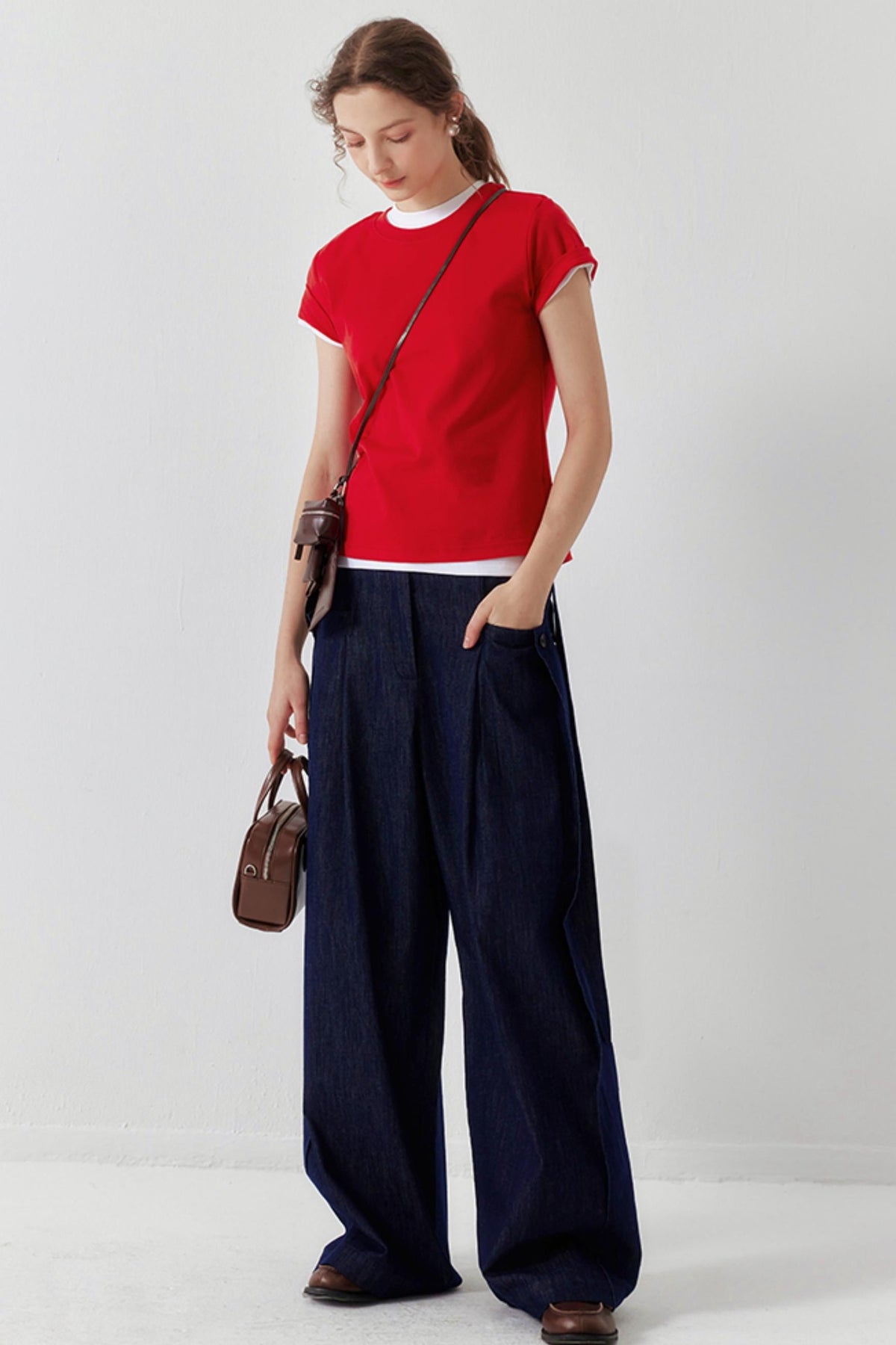 Hourglass Fit Nude Cotton Tee