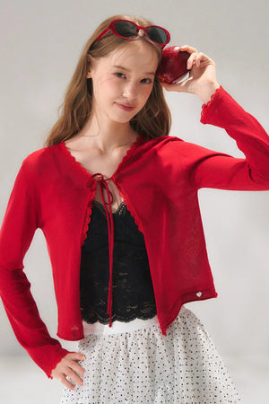 Ice Silk Lace Cardigan