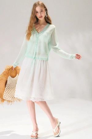 Ice Silk Sun Protection Cardigan Top