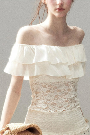 Insomniac Moon Lace Top