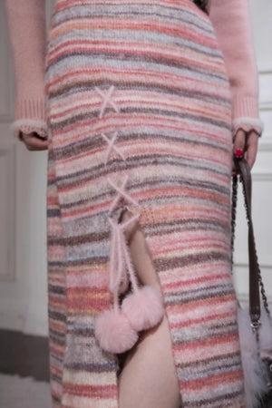 Iridescent Gradient Knit Dress