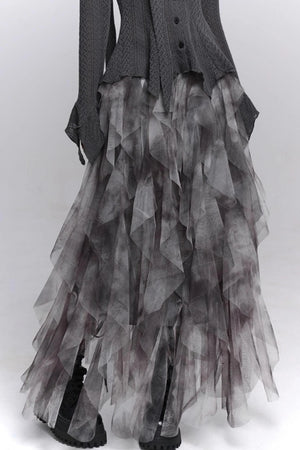 Irregular Hem Concert Skirt