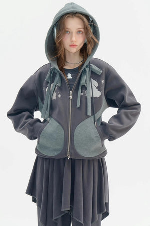 Irregular Skirt Casual Trousers Set-Up