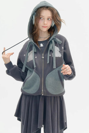 Irregular Skirt Casual Trousers Set-Up