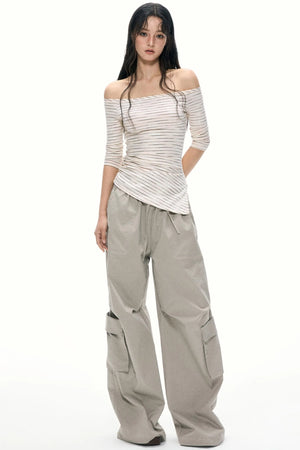 Irregular Stripe Top