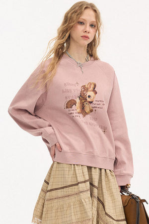 Irregular Wave Patchwork Midi Skirt
