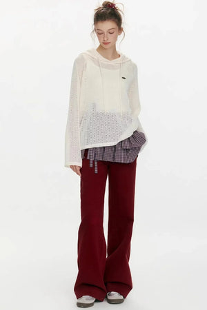 Island Glow Hooded Knit Top