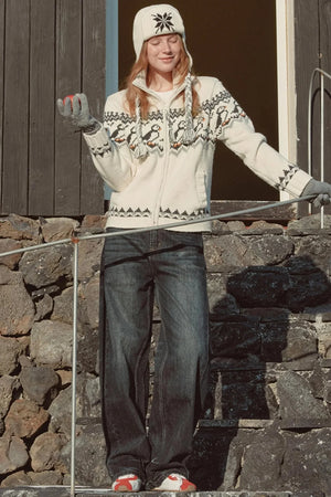 Isle Apricot Wool Sweater