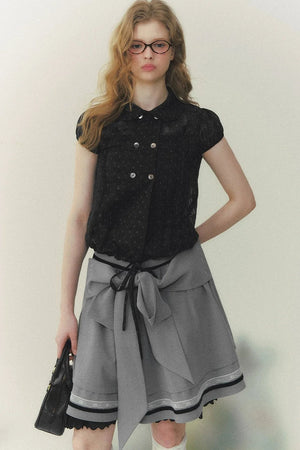 Ivory Doll Collar Blouse