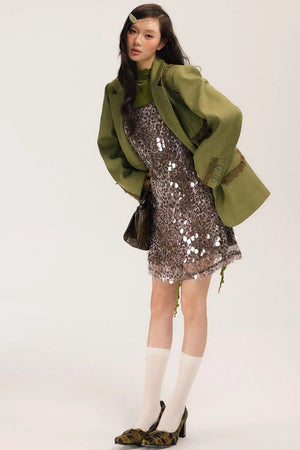 Ivy Vintage Green Blazer