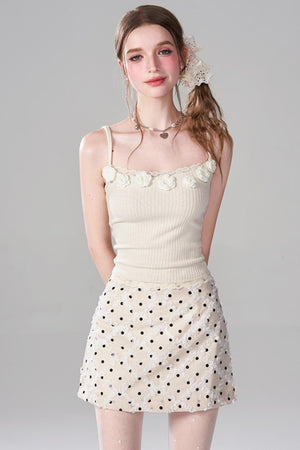 Jacquard A-Line Mini Skirt Set-Up