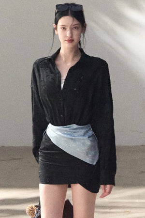Jacquard Silk Dress Scarf Set