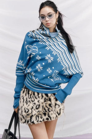 Josephine Ribbon Batwing Sweater