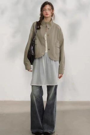 Kapok Letter Petite Jacket