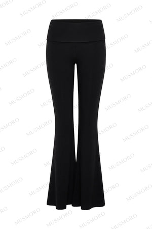 Knit Flared Enhancing Pants