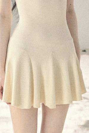 Knit Square Neck Dress