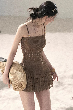 Knitted Hollow-Out Summer Top