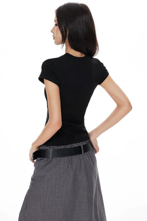 Knitted Slim Base Shirt