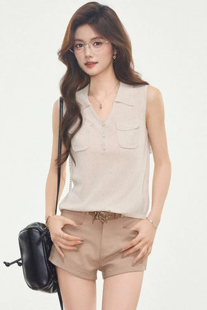 Knitted Three-Piece Summer Set-Up