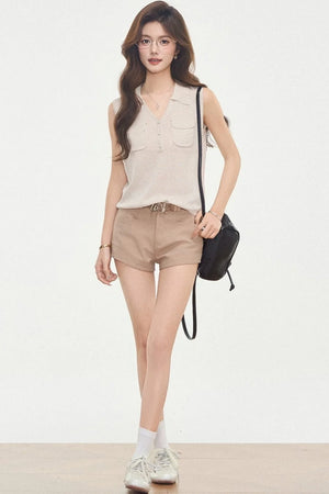 Knitted Three-Piece Summer Set-Up