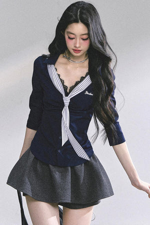 Korean Lace Shirt
